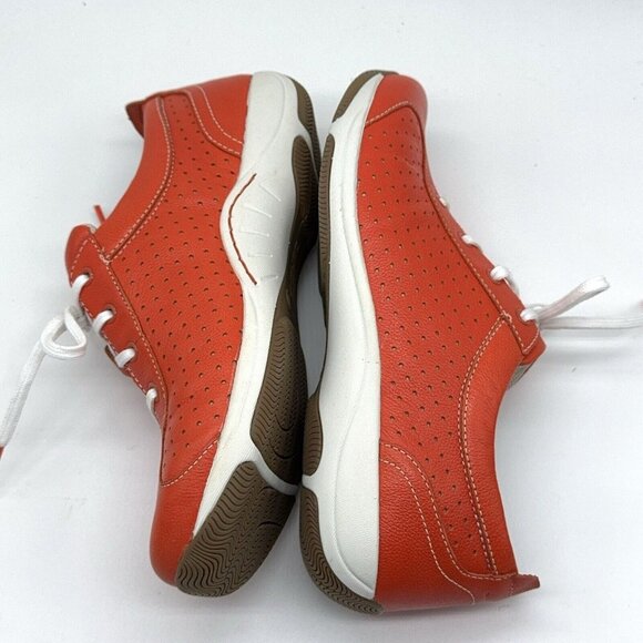 Dansko Sneakers Napa Leather Lace Up Hillary Orange Perfing  EU 39 US 9 - 9.5 - Picture 4 of 10